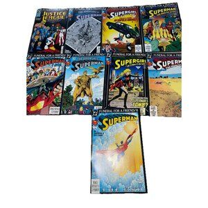 The Adventures Of Superman: Funeral For A Friend #1-8 1993 DC Comic Pack